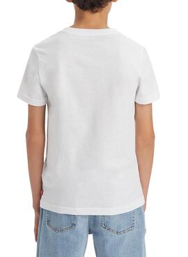 Camiseta Levis 501 Blanco para Niño