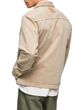 Sobrecamisa Pepe Jeans Bailey Beige para Hombre