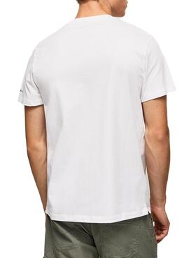 Camiseta Pepe Jeans Rooney Blanco para Hombre