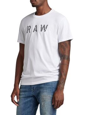 Camiseta G-Star Raw Blanco para Hombre