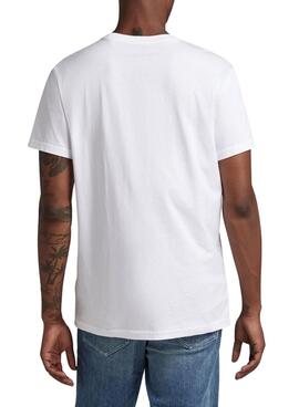 Camiseta G-Star Raw Blanco para Hombre