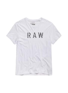 Camiseta G-Star Raw Blanco para Hombre