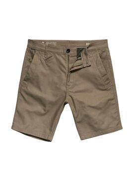 Bermudas G-Star Bronson Marrón para Hombre