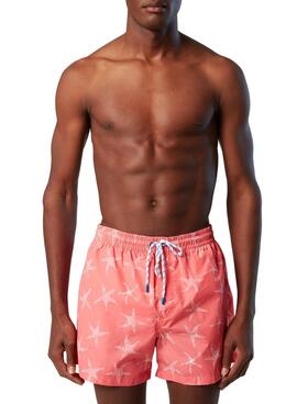 Bañador North Sails Volley Coral para Hombre