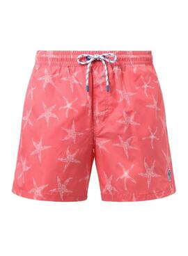 Bañador North Sails Volley Coral para Hombre