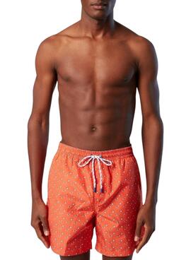 Bañador North Sails Volley Naranja para Hombre