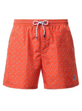 Bañador North Sails Volley Naranja para Hombre