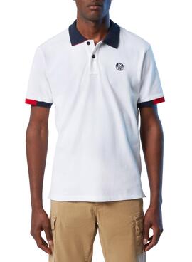 Polo North Sails Half Blanco para Hombre