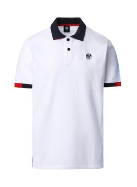 Polo North Sails Half Blanco para Hombre