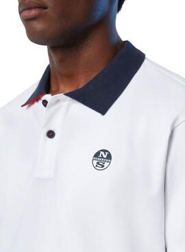 Polo North Sails Half Blanco para Hombre