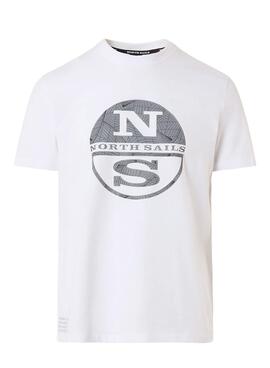 Camiseta North Sails Mosaic Blanco para Hombre