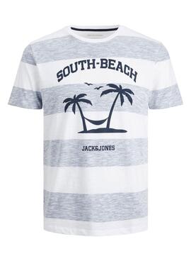 Camiseta Jack and Jones Summer Azul para Hombre