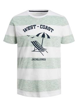 Camiseta Jack and Jones Summer Verde para Hombre