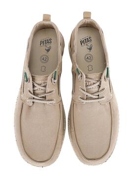 Zapatillas Walkin Pitas WP150 Jack Beige Hombre