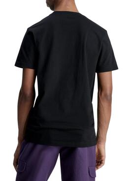 Camiseta Calvin Klein Monologo Negro para Hombre