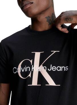 Camiseta Calvin Klein Seasonal Negro para Hombre