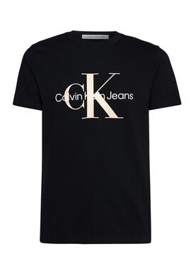 Camiseta Calvin Klein Seasonal Negro para Hombre
