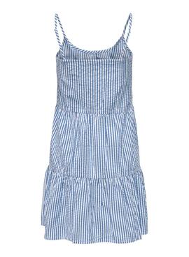 Vestido Only Emily Strap Azul para Mujer