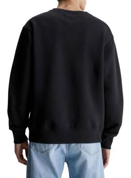 Sudadera Calvin Klein Outline Negro para Hombre