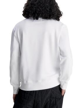 Sudadera Calvin Klein Outline Blanco para Hombre