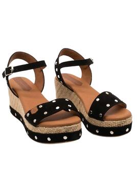 Sandalias Popa Arambol Negro con Tachuelas