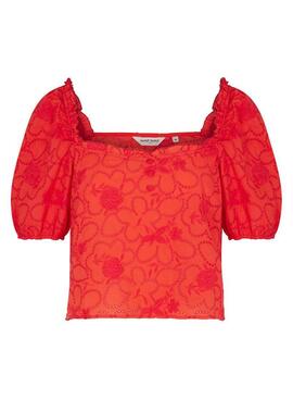 Blusa Naf Naf Flu Coral para Mujer