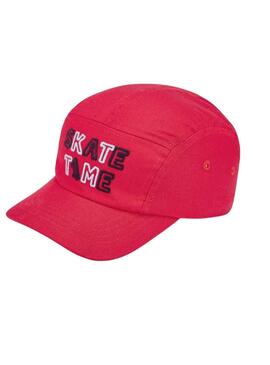 Gorra Mayoral Paneles Skate Rojo para Niño