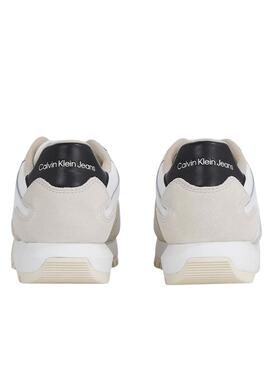 Zapatillas Calvin Klein Toothy Run Blanco Mujer