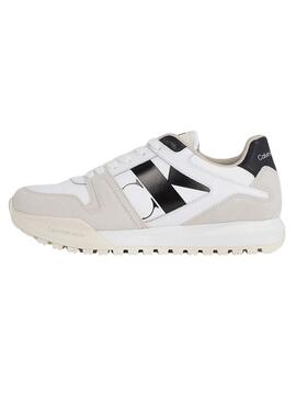 Zapatillas Calvin Klein Toothy Run Blanco Mujer