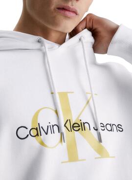 Sudadera Calvin Klein Seasonal Blanco para Hombre