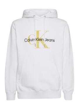 Sudadera Calvin Klein Seasonal Blanco para Hombre