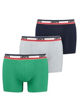 Calzoncillos Levis Sport Verde para Hombre