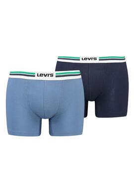 Calzoncillos Levis Placed Azul para Hombre