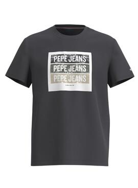 Camiseta Pepe Jeans Acee Negro para Hombre