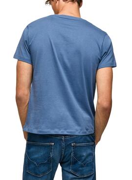 Camiseta Pepe Jeans Rafa Azul para Hombre