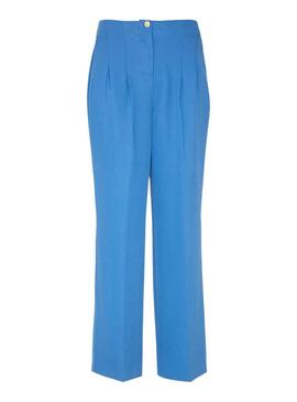 Pantalón Naf Naf 70's Azul para Mujer