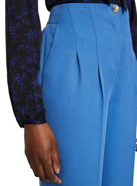 Pantalón Naf Naf 70's Azul para Mujer