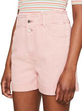 Shorts Naf Naf Boho Rosa para Mujer