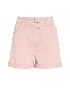 Shorts Naf Naf Boho Rosa para Mujer