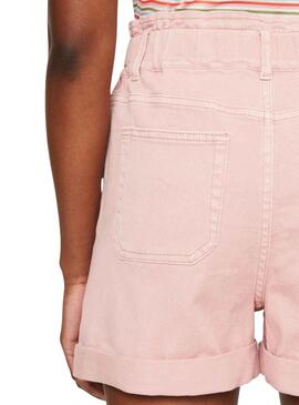 Shorts Naf Naf Boho Rosa para Mujer