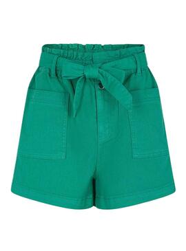 Shorts Naf Naf Tig Verde para Mujer