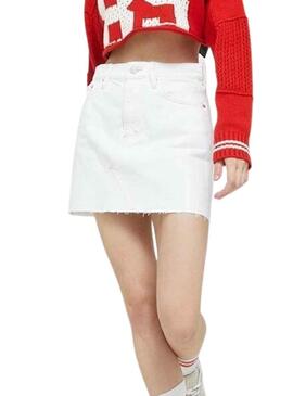 Falda Tommy Hilfiger Izzie Mini Blanco para Mujer