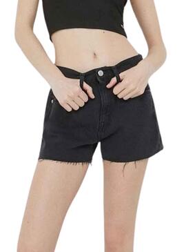 Shorts Tommy Jeans Hot Negro para Mujer