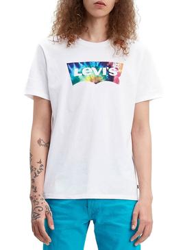 Camiseta Levis Classic Graphic Blanca Hombre
