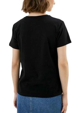 Camiseta Pepe Jeans Liana Negra para Mujer