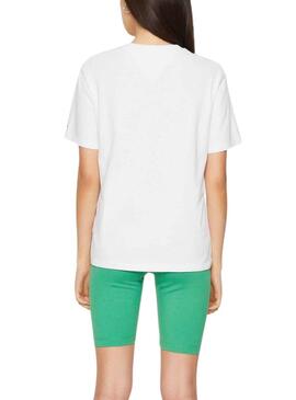 Camiseta Tommy Jeans Colours Blanco para Mujer