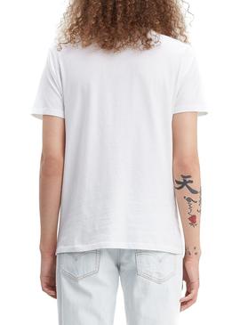 Camiseta Levis Graphic Set Blanca Hombre