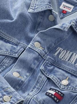 Cazadora Vaquera Tommy Jeans Trucker Logo 