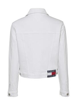 Chaqueta Vaquera Tommy Jeans Izzie Slim Blanco