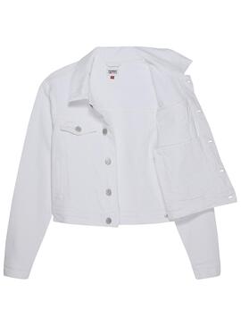 Chaqueta Vaquera Tommy Jeans Izzie Slim Blanco